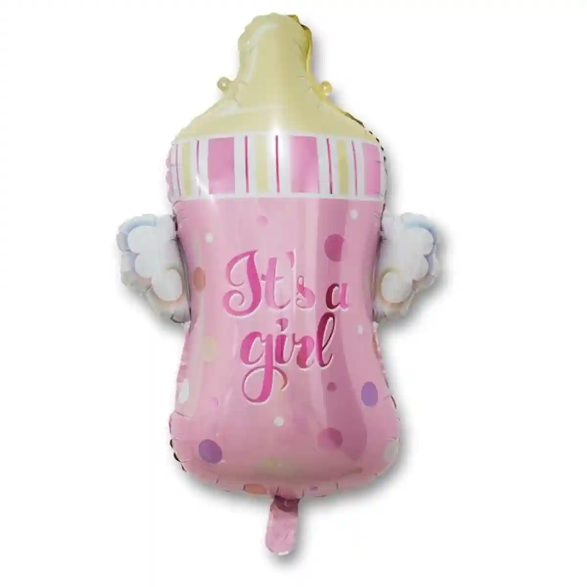 بالونات هيليوم 32 انش سبوع بنت ببرونة عليها عبارة its a girl